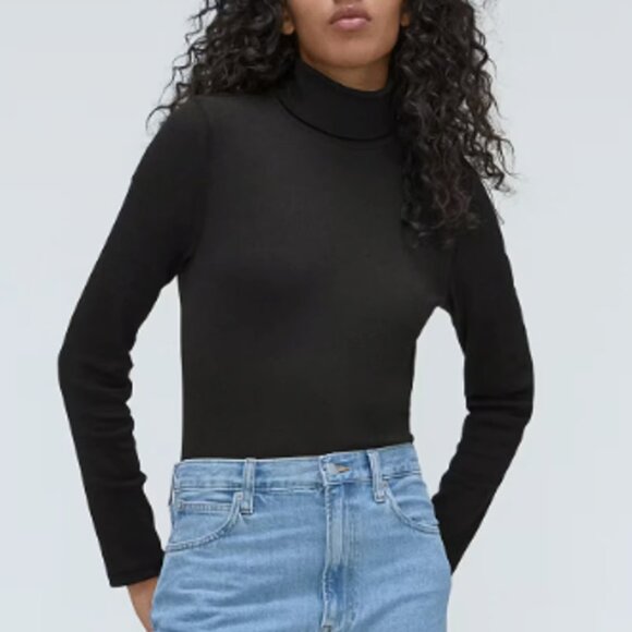 The Pima Micro Rib Turtleneck - Picture 3 of 8